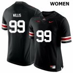 NCAA Ohio State Buckeyes Women's #99 Bill Willis Black Nike Football College Jersey WYV0045AE